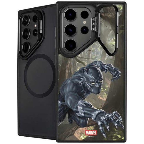 Marvel Black Panther In the Jungle Galaxy S25 Ultra Kickstand Case